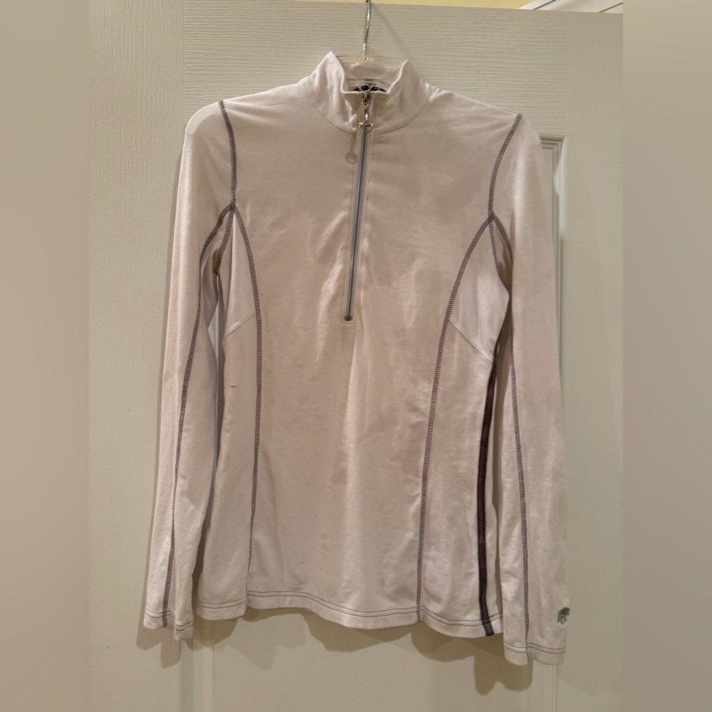 Goode Rider heavyweight bamboo and cottonLong Sleeve 1/4 zip Top